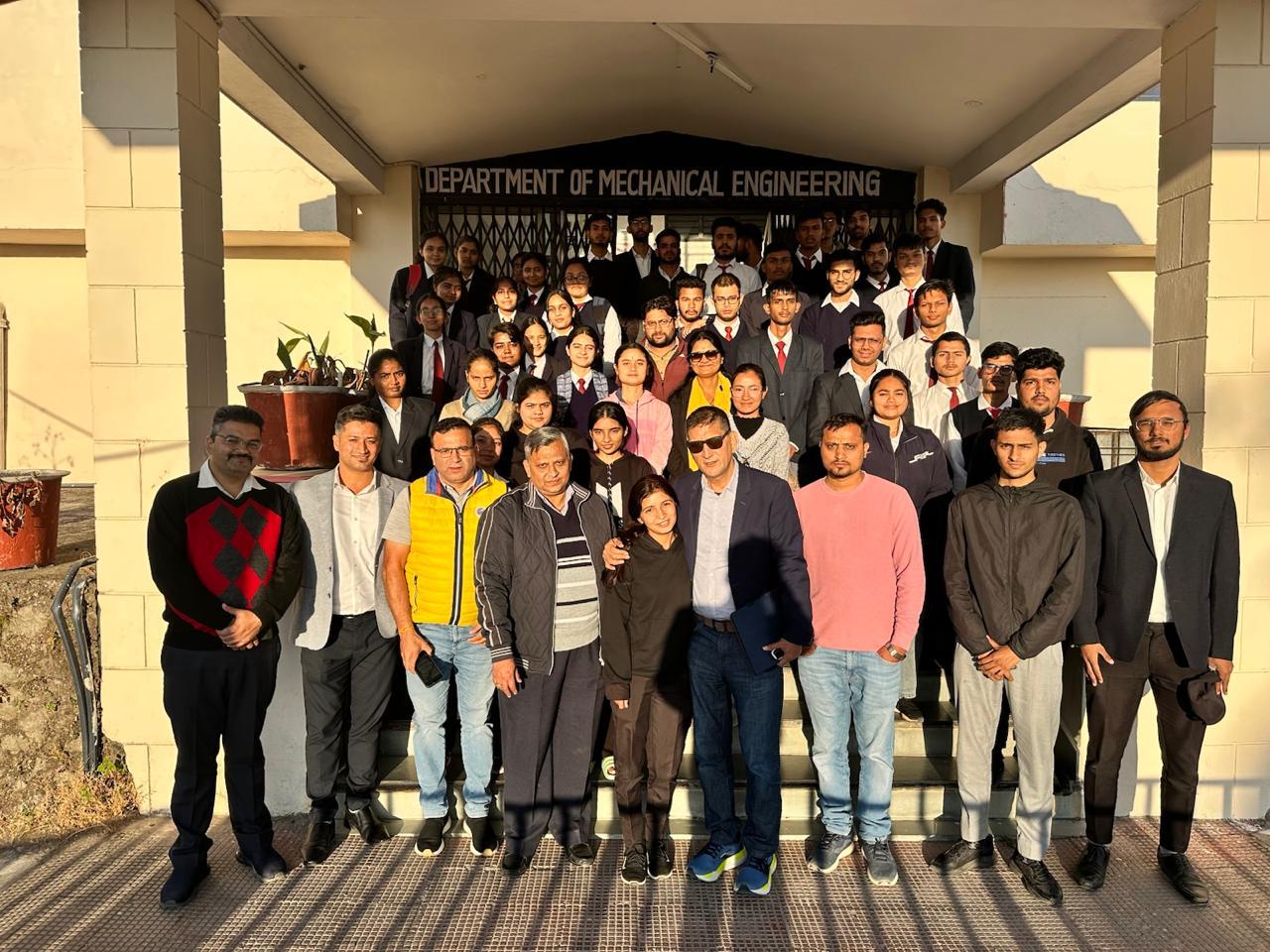 Mr. Raj Bhatt, Chairman & CEO, Alara Capital Groups, Visits GBPIET, Pauri Garhwal